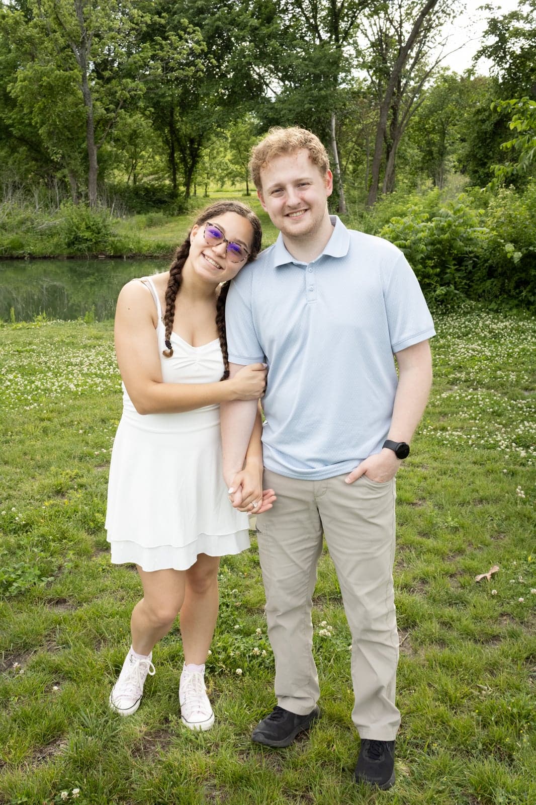 Jamison and Logan at their engagement session